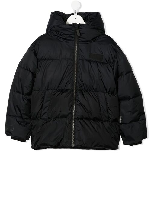 Molo hooded zip-up padded jacket