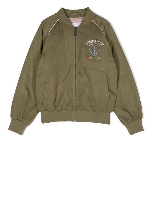 Molo Hatty embroidered-detail bomber jacket