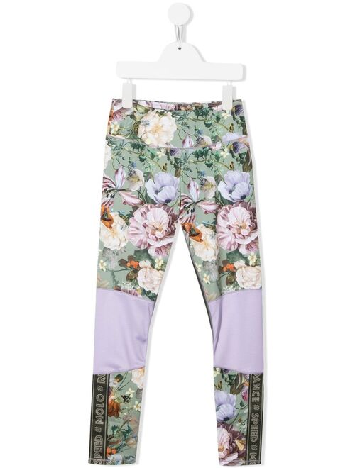 Molo Olympia floral-print leggings