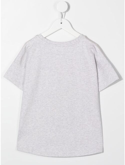 Molo organic-cotton bird-print T-shirt