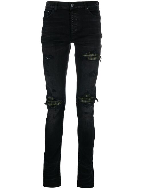 AMIRI ripped skinny-cut jeans