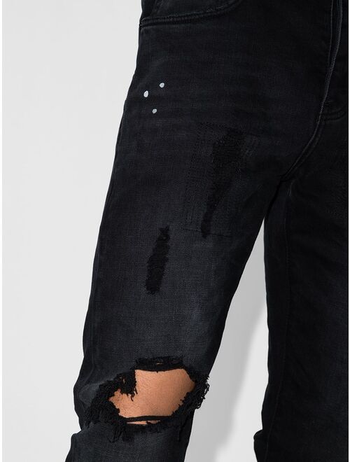 Purple Brand ripped detail jeans