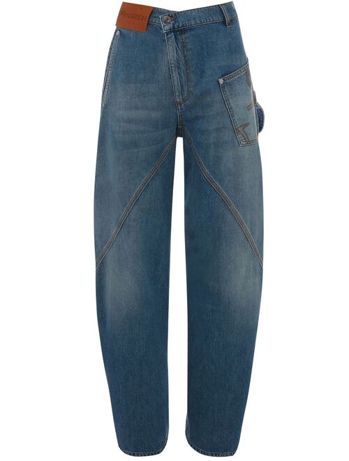 JW Anderson oversized twisted wide-leg jeans