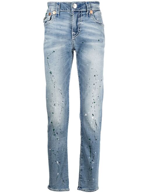 True Religion Rocco paint-splatter jeans