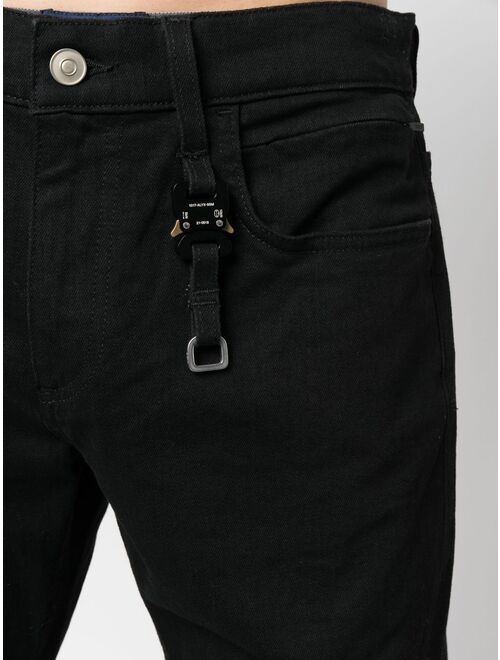 1017 ALYX 9SM buckle-detail straight-leg jeans