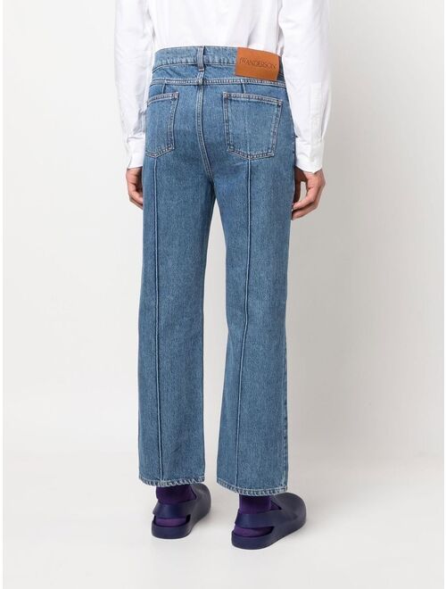 JW Anderson chain-link detailed straight-leg jeans