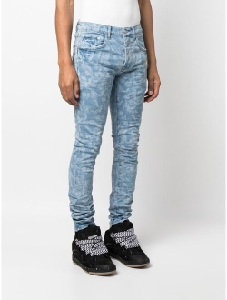 Cherub graphic-print jeans