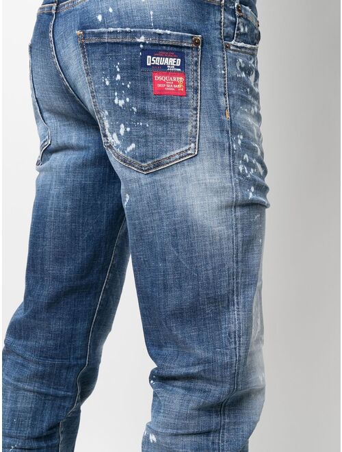 Dsquared2 distressed slim-fit jeans