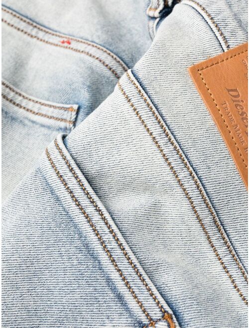 Diesel logo-patch bootcut jeans
