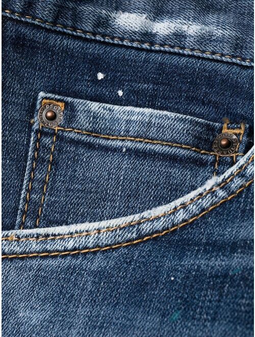 Dsquared2 distressed slim-fit jeans
