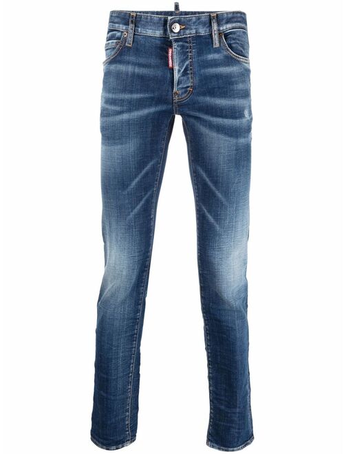 Dsquared2 stonewashed skinny jeans