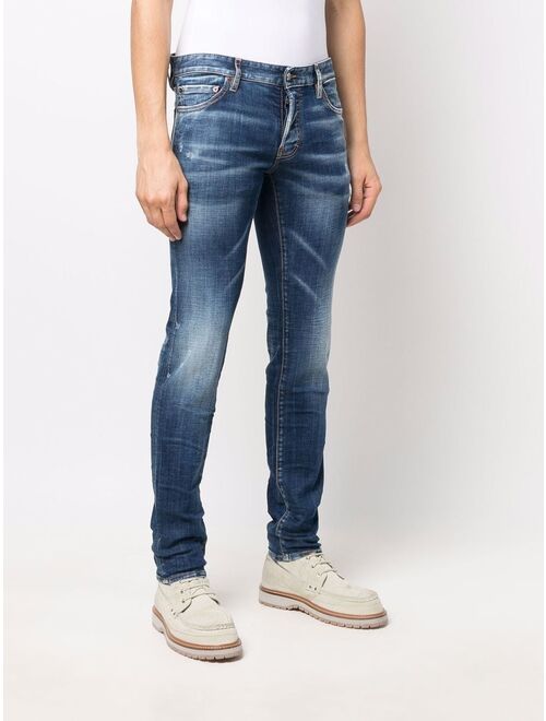 Dsquared2 stonewashed skinny jeans
