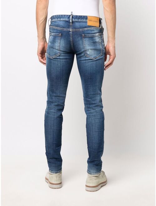 Dsquared2 stonewashed skinny jeans
