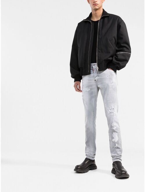 Dsquared2 ripped-detail denim jeans