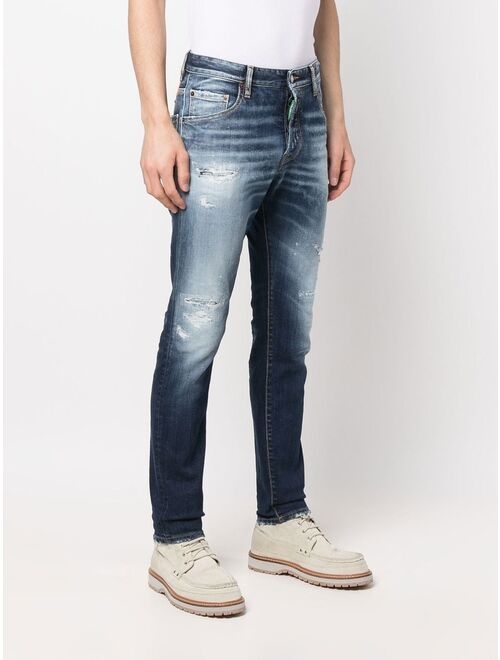 Dsquared2 distressed-effect slim jeans