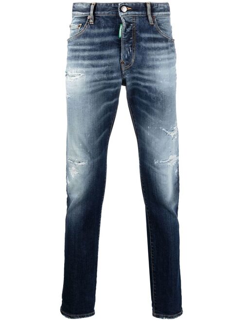 Dsquared2 distressed-effect slim jeans