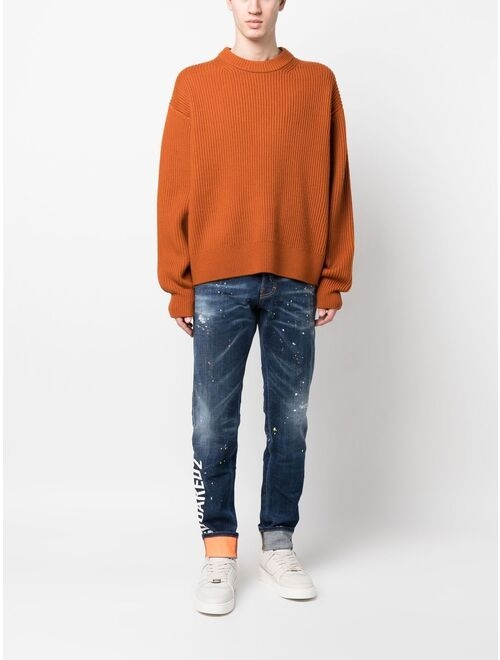 Dsquared2 logo-patch denim jeans