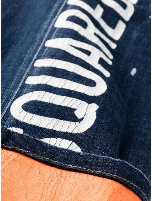Dsquared2 logo-patch denim jeans