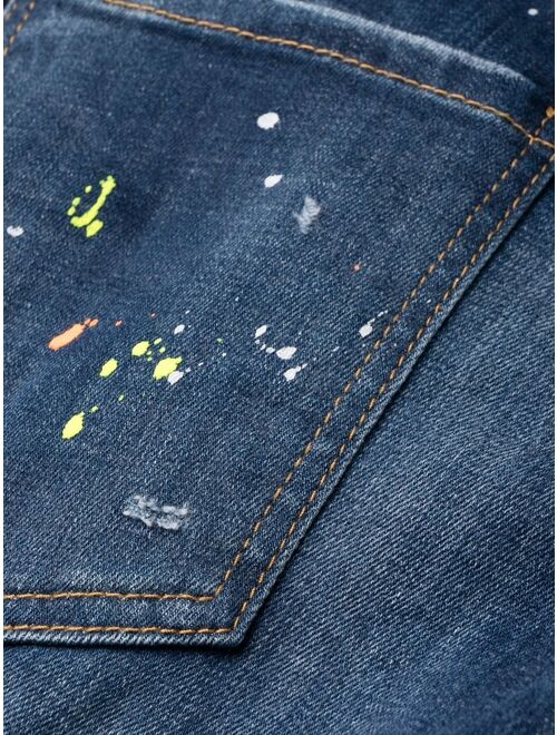 Dsquared2 logo-patch denim jeans