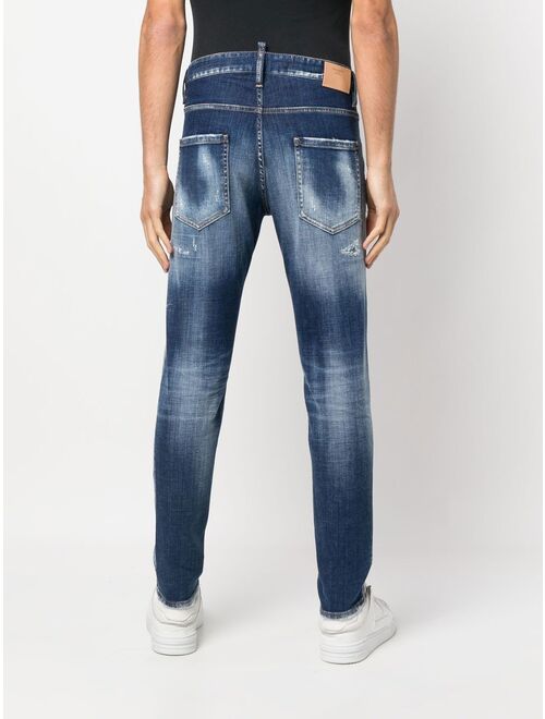 Dsquared2 distressed-effect tapered jeans