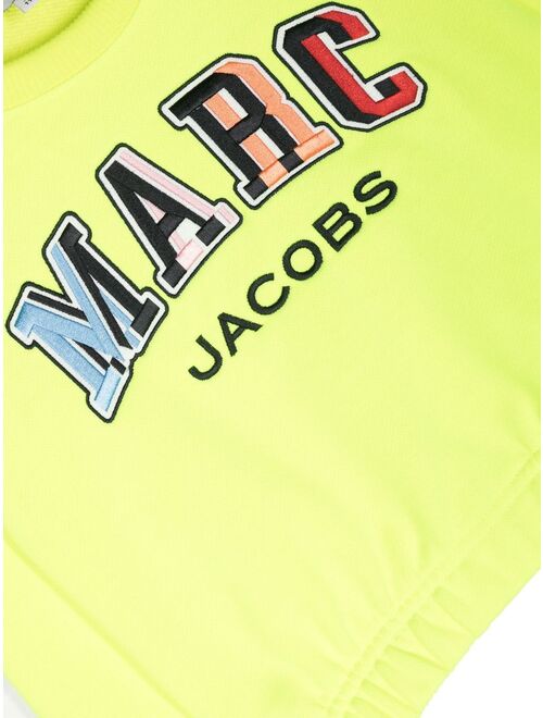 Marc Jacobs Kids logo-embroidered crew-neck sweatshirt