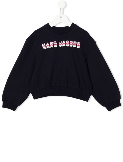 Marc Jacobs Kids logo-print cotton sweatshirt