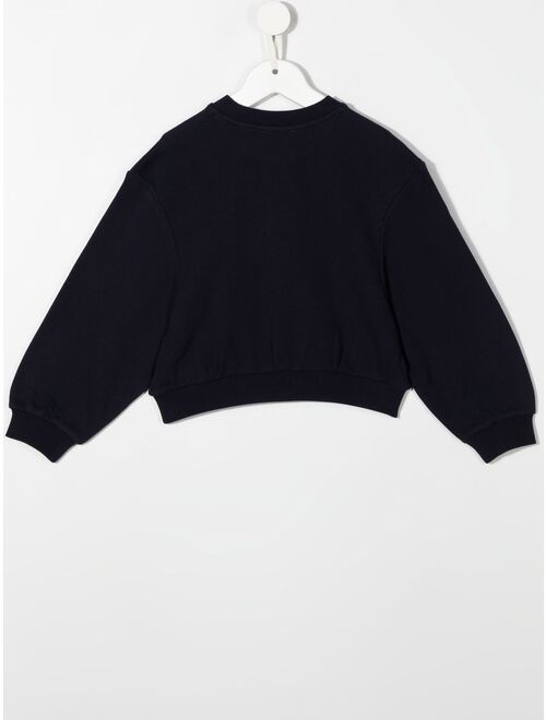 Marc Jacobs Kids logo-print cotton sweatshirt
