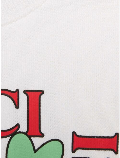 Gucci Kids logo-print cotton sweatshirt