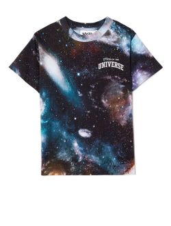 galaxy universe print T-shirt