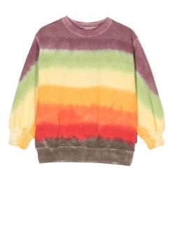 tie-dye organic cotton sweatshirt