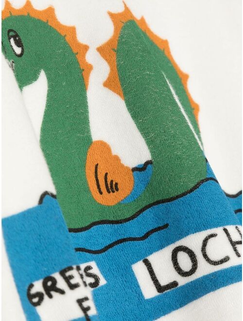 Mini Rodini Loch Ness graphic-print sweatshirt