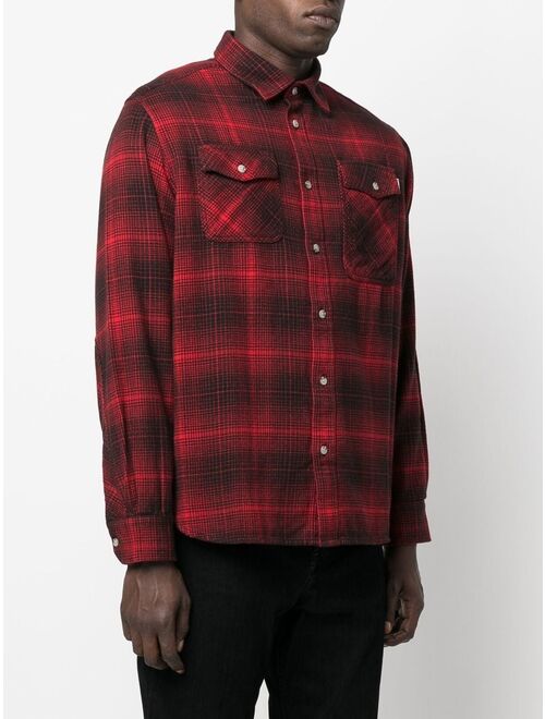 Woolrich check-pattern button-up shirt