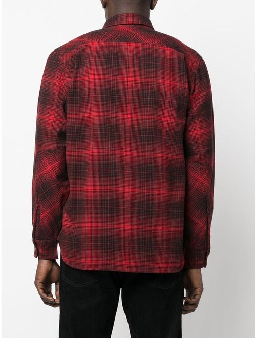 Woolrich check-pattern button-up shirt