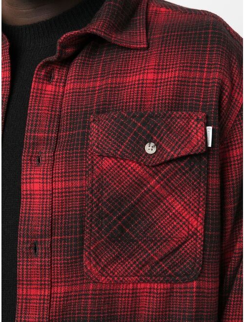 Woolrich check-pattern button-up shirt