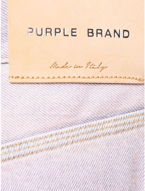 Purple Brand distressed straight-leg jeans