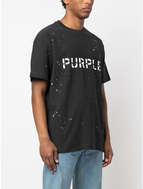 Purple Brand logo-print T-shirt