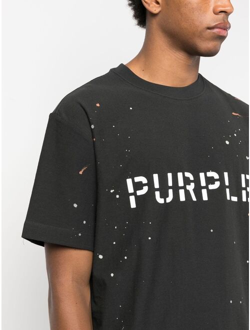 Purple Brand logo-print T-shirt