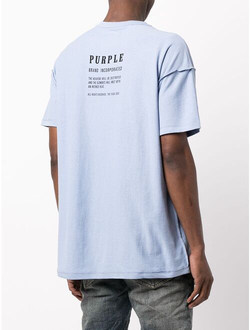 Purple Brand P101 graphic-print T-shirt