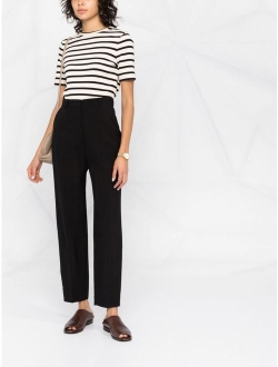 tapered suit trousers