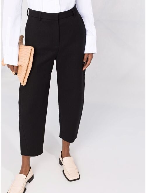 TOTEME balloon-leg cropped tailored trousers