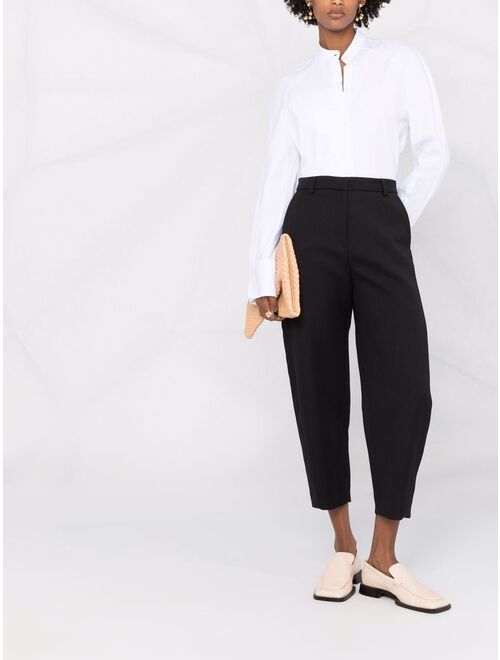 TOTEME balloon-leg cropped tailored trousers