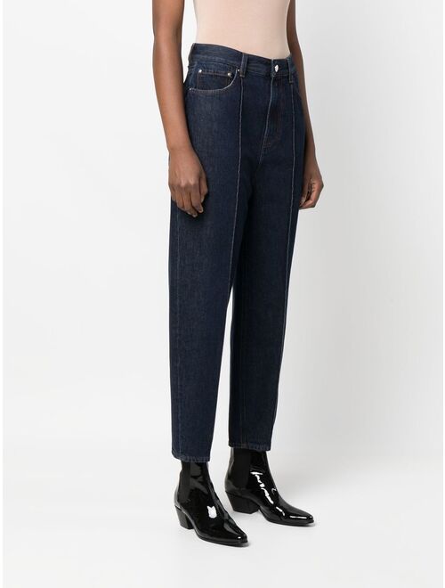 TOTEME high-waist cropped jeans
