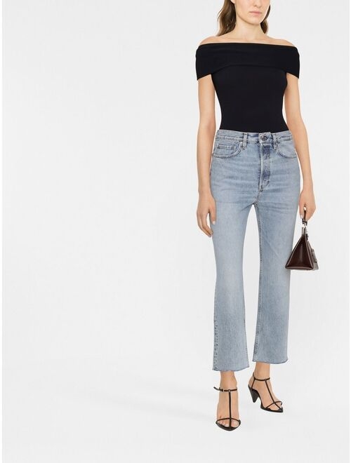 TOTEME classic-cut cropped jeans