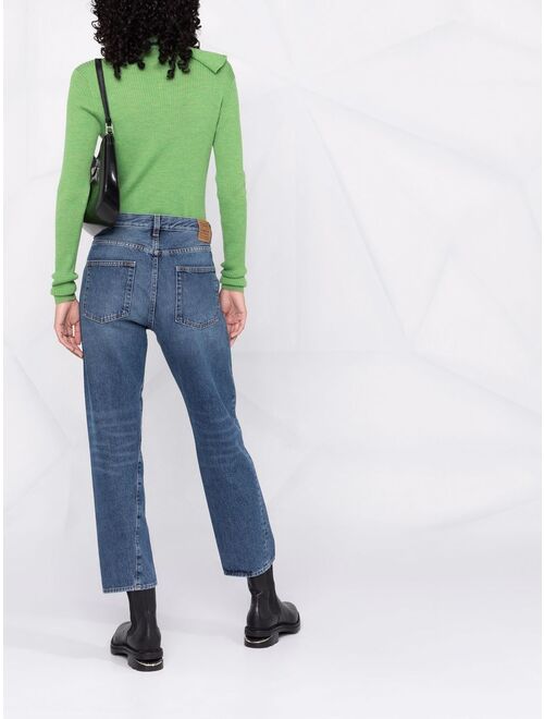 TOTEME straight-legged cropped jeans