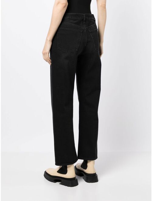 TOTEME twisted seam wide-leg jeans