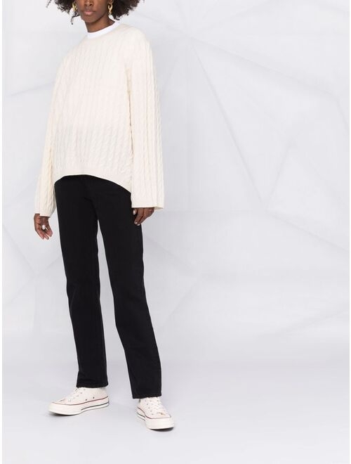 TOTEME cable-knit cashmere jumper