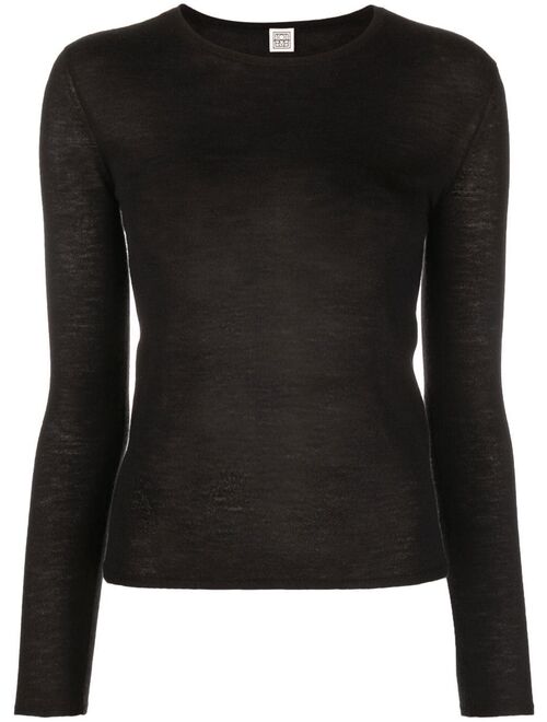 TOTEME long-sleeve cashmere top