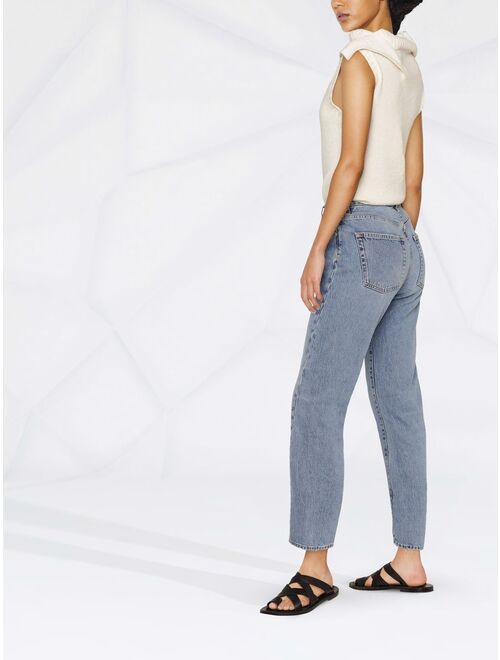 TOTEME twisted-seam straight jeans