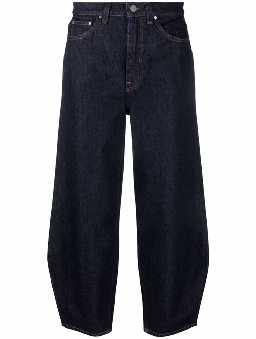 TOTEME tapered cropped jeans