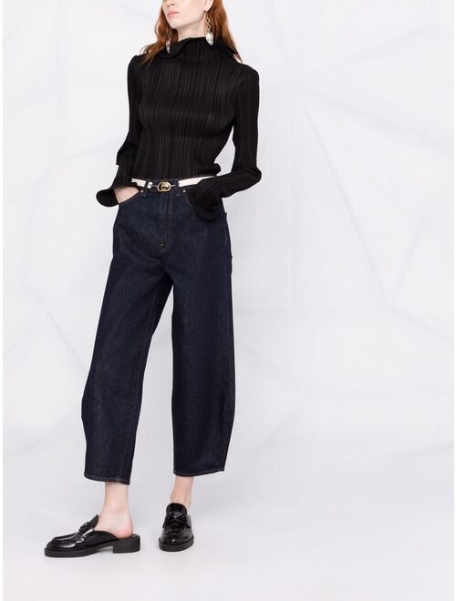 TOTEME tapered cropped jeans